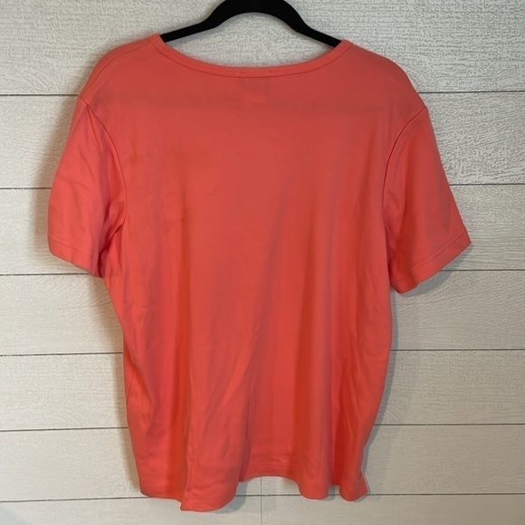 The Quaker Factory Vintage 90's Women's Pink sequin summer 100% cotton sz L - Picture 6 of 6